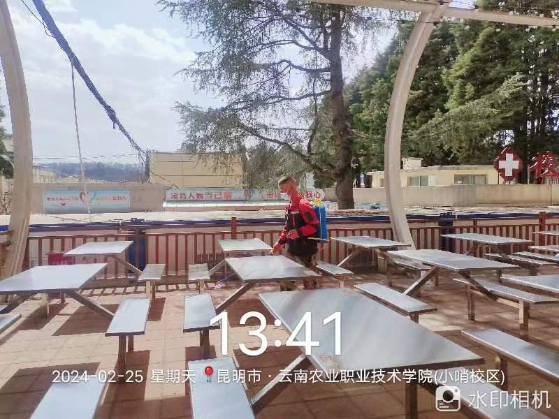 后勤管理服务中心全力做好开学前各项准备工作